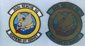 USAF / US Air Force 303d RESCUE SQUADRON - 2 VARIATIONS .... MINT - Picture 1 of 1