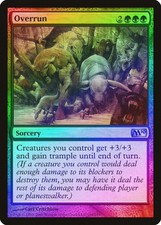 Overrun FOIL Magic 2010 / M10 NM Green Uncommon MAGIC GATHERING CARD ABUGames