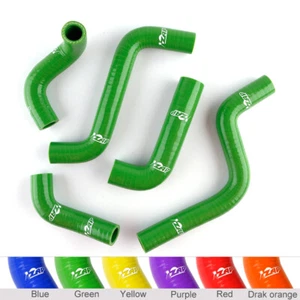 Green Silicone Radiator Hose FOR 1988-1997 Kawasaki Ninja 600R ZX600C GPX600R - Imagen 1 de 12