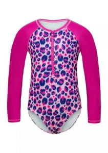 UNDER ARMOUR Little Girls 5 Fierce Instinct L/S Rashguard Paddle Swimsuit NWT - Picture 1 of 2