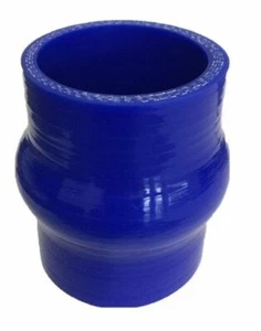 SILICONE BEND INTERCOOLER HOSE 2 1/2" STRAIGHT HUMP COUPLER - BLUE - Picture 1 of 1