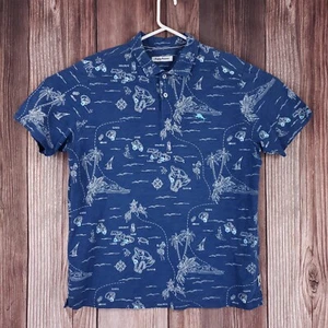 *FLAW* Tommy Bahama 25 Years of Paradise Large Cotton Short Sleeve Polo Shirt - Picture 1 of 17
