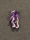 Conrad Hilton Tokyo 4” Bear Keychain Purse Charm Purple Bow
