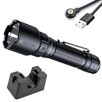 Fenix WF26R Rechargeable Duty Police Flashlight, 3000 Lumen with Charging Cradle - Image 1 of 4