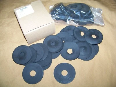 U S ARMY ARMAMENT RESEARCH & DEVELOPMENT COMMAND 50-Thick Oil Resistant Neoprene Rubber Washers - 2 3/8" OD X 5/8" ID X 1/6" THK