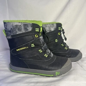 Merrell Niños Zapatos para Nieve Botas Niños’s Azul Y Verde Impermeables - Imagen 1 de 7