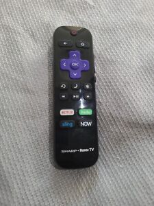 Sharp Roku TV Remote Control OEM Netflix Sing Hulu Starz Original LC-RCRUDUS-2p