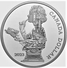 2023 Kathleen "Kit" Coleman Pioneer Journalist $1 Proof Pure Silver Dollar Coin