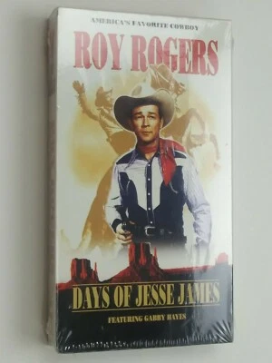 Days of Jesse James Roy Rogers with Gabby Hayes Brand New VHS Tape - Image 1 of 2