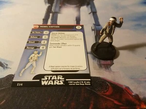 Star Wars Miniatures Starter Set 02 Rebel Captain - Picture 1 of 1