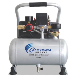 California Air Tools CAT1P1060S 0.6 HP 1 gal Quiet Steel Tank Air Compressor New - Picture 1 of 3