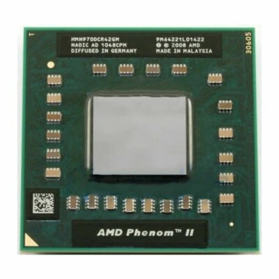 AMD Phenom II N970 CPU Quad-Core 2.2 GHz 2M 1800 MHz Socket S1 Processor - Image 1 of 2