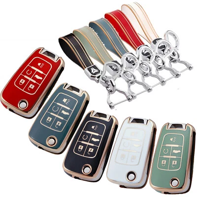 Capa capa chaveiro carro flip 5B para 2012-2017 Chevrolet Sonic Impala Malibu - Imagem 1 de 4