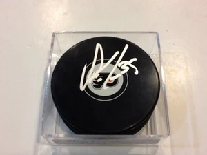 Steve Mason Signed Hockey Puck Philadelphia Flyers Autographed a - Picture 1 of 1