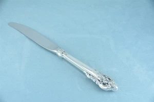 Cuchillo de cena Wallace Grande barroco de plata de ley de 9" HH sin monograma - Imagen 1 de 6