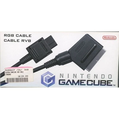 Nintendo GameCube - Cable RGB Original - DOL-013 - con EMBALAJE ORIGINAL - Imagen 1 de 3