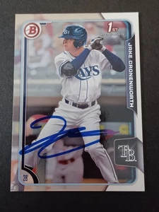 Jake Cronenworth Signed 2015 Bowman Draft - Rays - Autographed - Picture 1 of 1