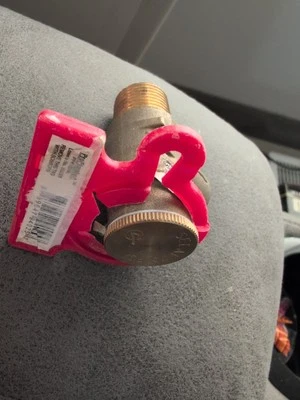  1/2" Brass Pressure Relief Valve (75 Psi Set Relief)  ProPlumber PPRV50NL-X - Image 1 of 3