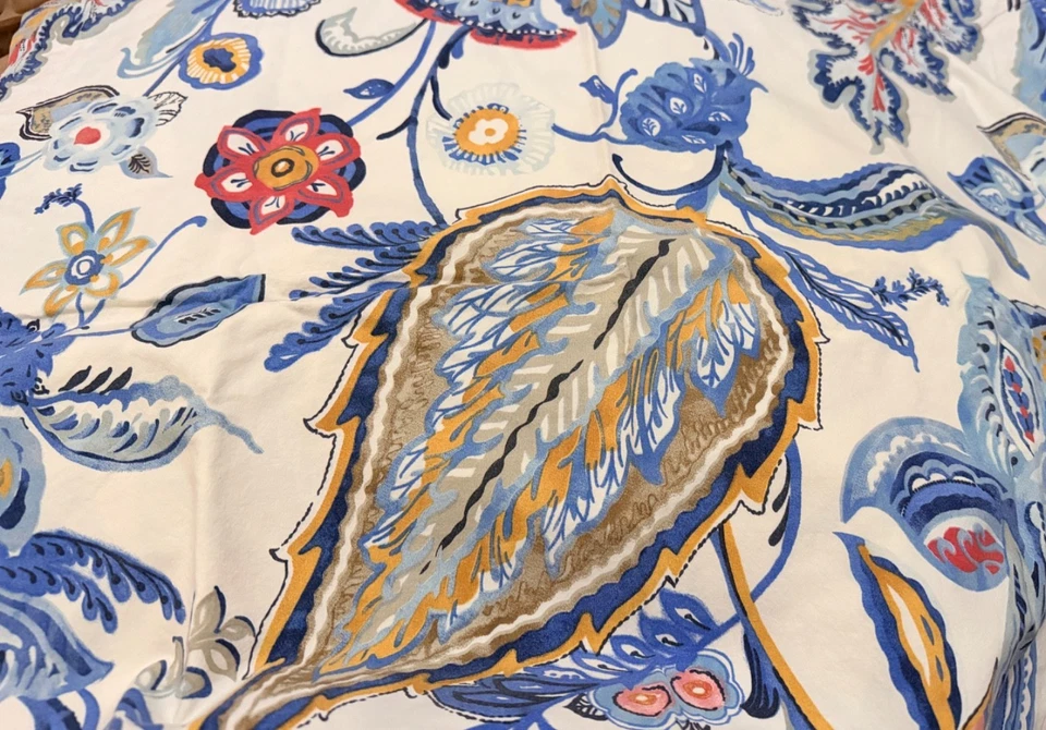 ПОДОДЕЯЛЬНИК POTTERY BARN Merion Palampore Paisley Full/Queen с 2 НАВОЛОЧКАМИ - Изображение 1 из 4