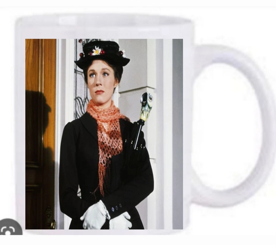 Julie Andrews Mary Poppins mug Dishwasher Safe New & Boxed
