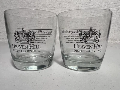2- Heaven Hill Distillery Bourbon Rocks Glasses "American Whiskey Collection" - Image 1 of 3
