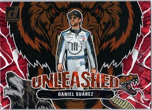 2024 Donruss Racing Daniel Suarez Unleased Red Ice 129/149 Nascar - Picture 1 of 2