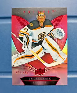 2018-19 Upper Deck Trilogy, Tuukka Rask red parallel, NM, /425 - Picture 1 of 2