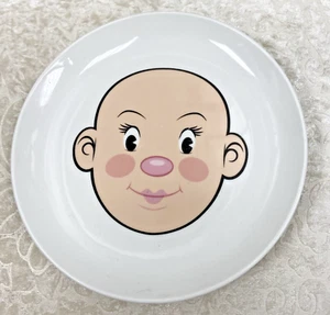 Fred & Friends Plays With His Food Ceramic Plate Childs Dinner Dish - 8.5” - Picture 1 of 5