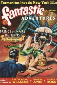 FANTASTIC ADVENTURES vintage comic book cover POSTER sci-fi story 20x30 NEW - Picture 1 of 1