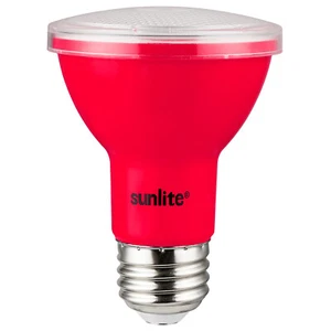 Diodesy 3PK PAR20 LED Flood Red Light Bulbs, 3W, 50W , E26 Recessed Spotlight - Picture 1 of 1