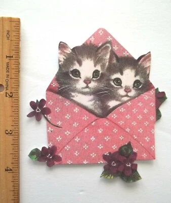 3D UPick Vintage Victorian Ladies Animals  Scrapbook Card Making Embellishment - Image 1 of 4