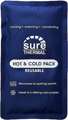 Sure Thermal Luxury Reusable Hot Cold Ice Gel Pack First Aid Medical Sports Heat • 17.99£