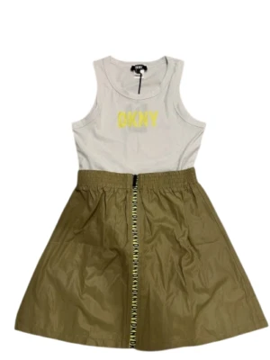 Dkny Olive/white  Dress Size 16 Nwt - Image 1 of 2