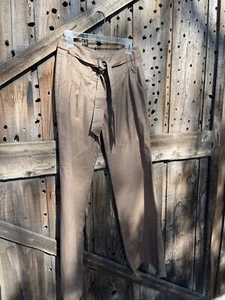 Bcbgeneration Pine bark Brown High Waist Soft Dressing Wide Leg Trouser Pants 8 - Picture 1 of 6