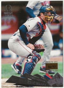 2000 Pacific Omega Premier Date 56/77 Jason Varitek #24