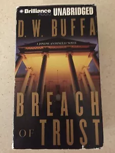 BREACH OF TRUST BY D. W. BUFFA AUDIOBOOK UNABRIDGED 10 CASSETTES ADULT FICTION - Imagen 1 de 3