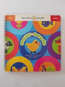 Chicken Socks Book - Make Tons Of Art With Melty Beads 2005 PB Laurie Campbell - Picture 1 of 4