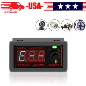Motor Speed Controller PWM DC 12V 24V 60V 500W Adjustable Speed Regulator US New - Picture 1 of 7