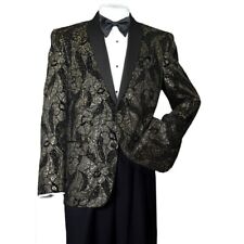 Men's Formal Tuxedo Blazer/Jacket Metallic Sequin Shawl Collar Jacket 816