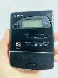 Sharp MD-D10 Black Mini Disc Portable Player Untested Spare Parts - Picture 1 of 11