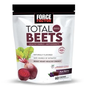 *Wow!* TotalBeets SuperGood, Açaí, Soft Chews,Grape Seed Extract,Beet Powder - Picture 1 of 3