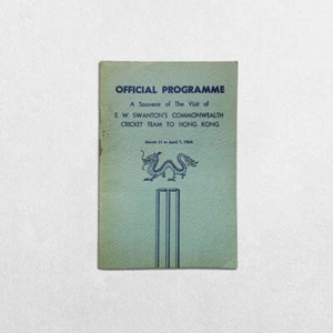 Liga de Cricket de Hong Kong 1964 South China Post Firmado Sobers Benaud Ramadhin - Imagen 1 de 4