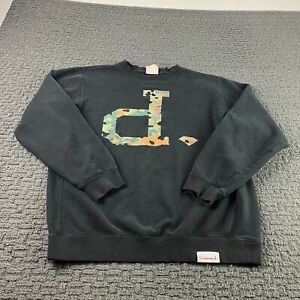 Diamond Supply Co Sweatshirt Mens XL Black Crewneck Pullover Skater Sweater