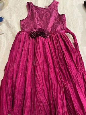 Vestido feminino Emily West tafetá magenta tamanho 12 - Imagem 1 de 3