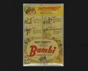 Bambi Thumper Owl Ronno Faline - One Sheet Disney Poster Pin LE1000 Disneyland - Picture 1 of 1