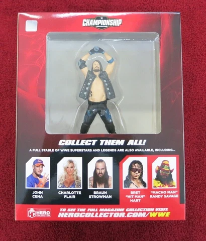 WWE Eaglemoss Championship Collection Figure  AJ STYLES w/Magazine Cover