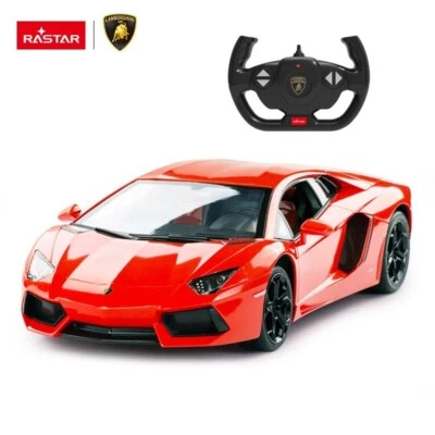 1:14 RC Lamborghini Aventador LP700 Coupe Orange by RASTAR - Image 1 of 3