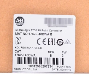 New Sealed Allen-Bradley 1762-L40BWA SER B MicroLogix 1200 40 Point Controller - Picture 1 of 2