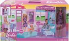 Barbie Ferienhaus Mattel Puppenhaus Traumhaus  Puppe + Möbel + Tragegriff
