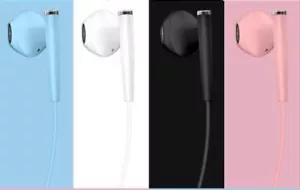 Auriculares con micrófono Auriculares para Samsung Apple iPhone iPad PC intrauditivo manos libres - Imagen 1 de 5